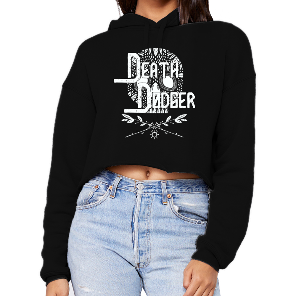 Death Dodger Clothing - Pretty Dangerous Women's Crop Hoodie