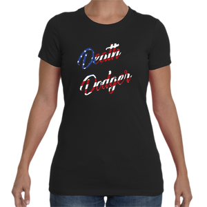 Death Dodger - Stars and Stripes Sunday's Best Women's Tee